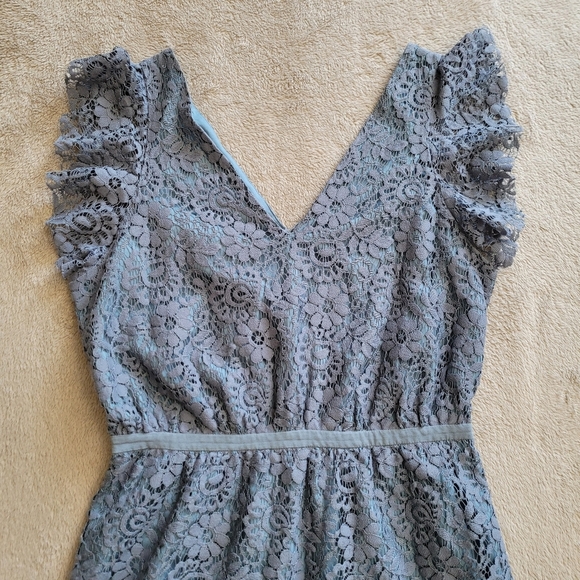 Madewell lace dress with flutter sleeves size 6 - Picture 6 of 14